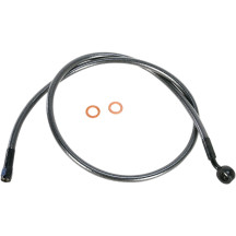 Alternate Length Designer Series ABS-Specific Front Brake Line Kit — 38", ABS, 7/16" 35° banjo, front