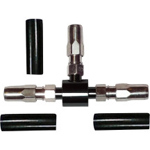 BYO® Build-Your-Own Mini Manifold — Build Your Own (BYO) brake line tee, black