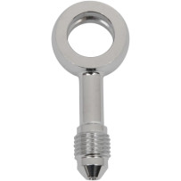 -3 AN Banjo Fitting — 12 mm (1/2"), Chrome