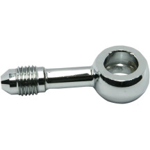 -3 AN Banjo Fitting — 12 mm (1/2"), Chrome