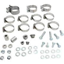 True Duals Exhaust System with Fishtail Mufflers — 47.6 mm (1-7/8"), 2-Into-2 system, chrome