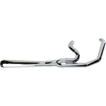 Road Rage 2:1 Exhaust System — 2-into-1, 21" length, 4" muffler, Chrome