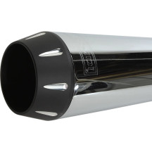 Road Rage 2:1 Exhaust System — 2-into-1, 21" length, 4" muffler, Chrome