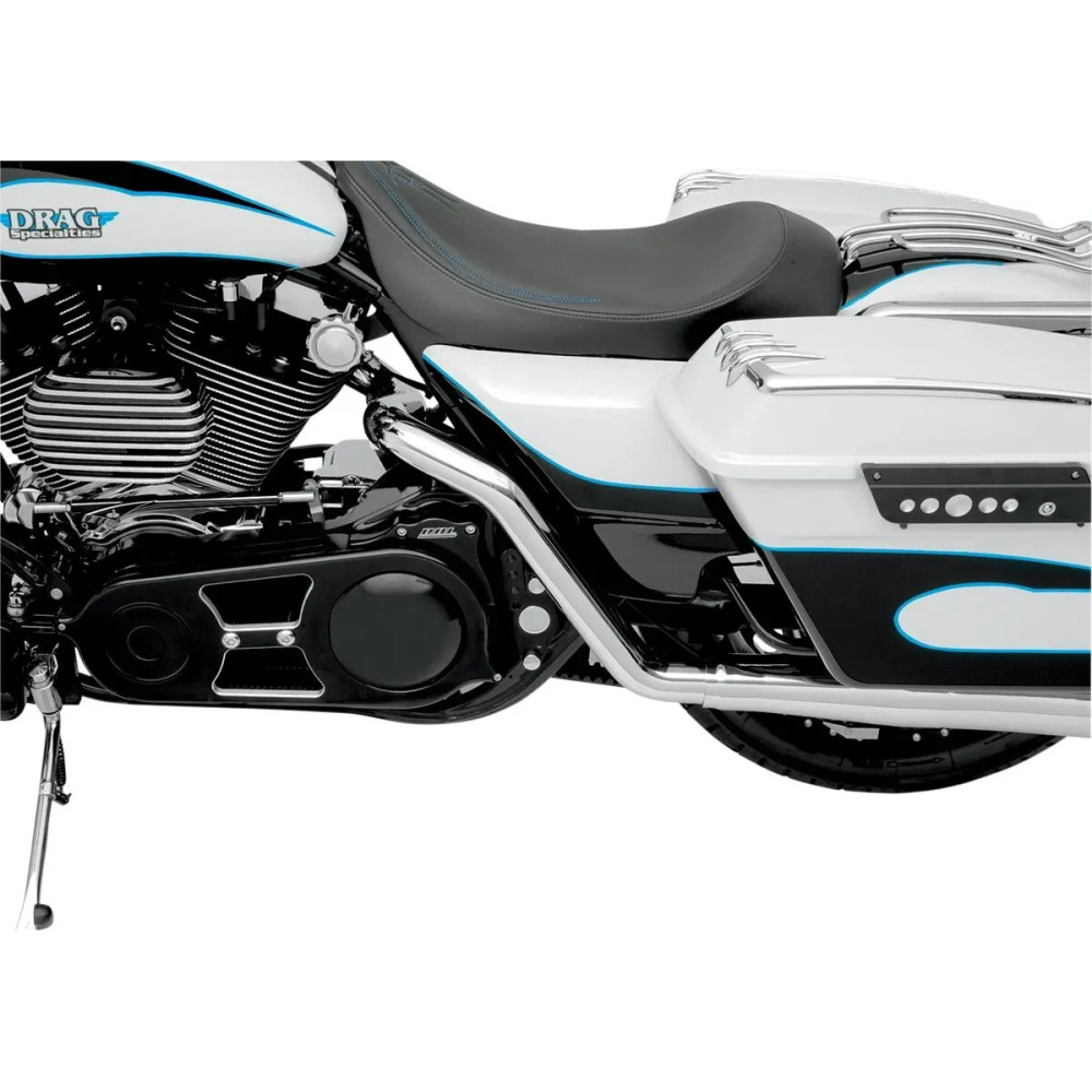 Dresser Duals Header System — 2-Into-2 system, Chrome