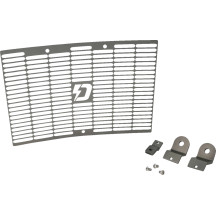 Radiator Guard — Anodized gray, 6061 aluminum