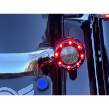 ProBEAM® Trasero Bullet Ringz™ — base 1157, LEDs rojas