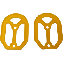 Qualifier Insert — Yellow, Foot Peg, Pair