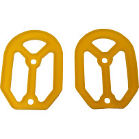 Qualifier Insert — Yellow, Foot Peg, Pair
