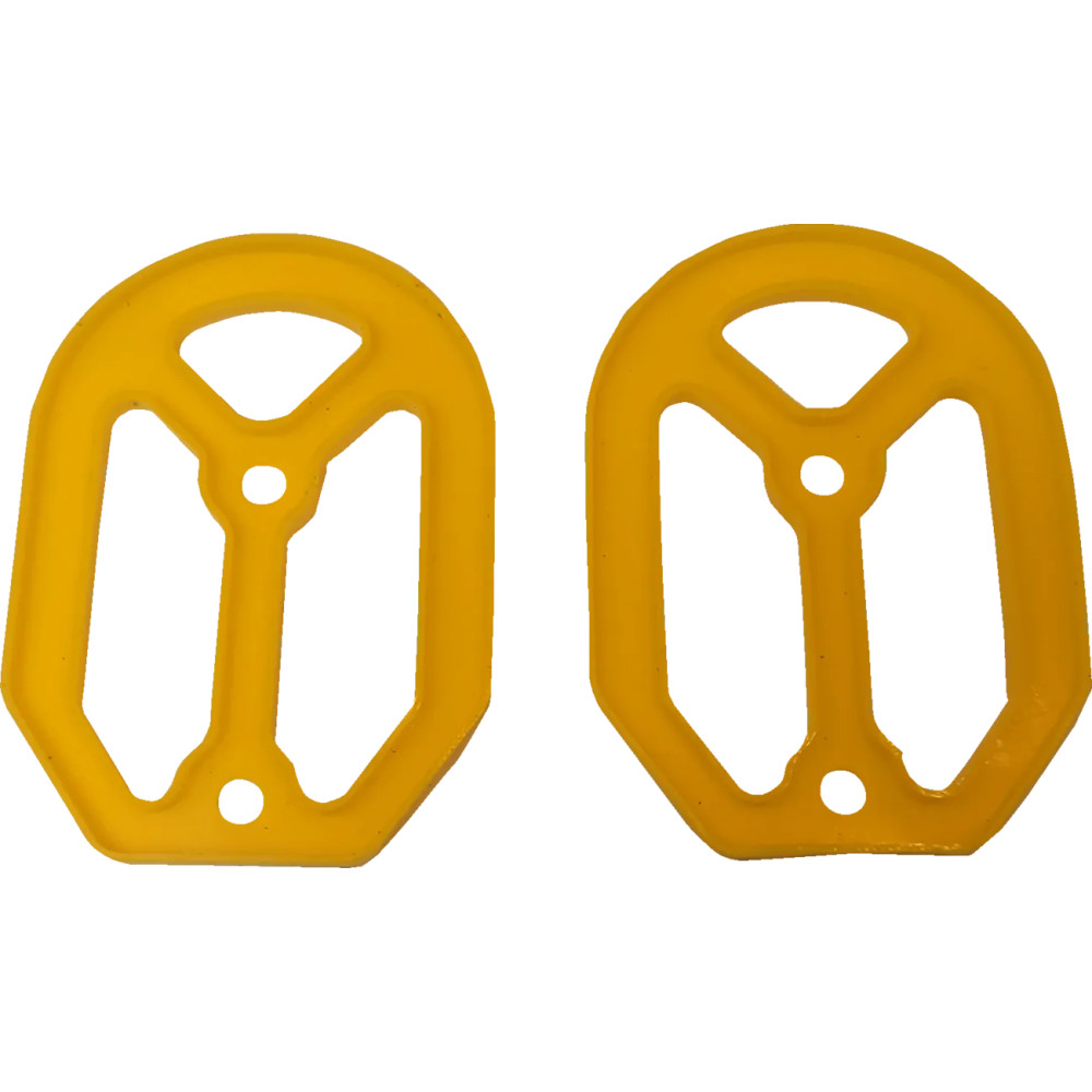 Qualifier Insert — Yellow, Foot Peg, Pair
