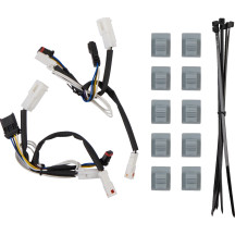 Inserciones de luz ámbar para faldón inferior — Harley-Davidson®, faldón inferior, ámbar, 53 LED, par