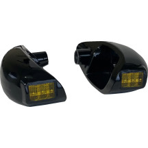Intermitentes ProBEAM Road Glide — Harley-Davidson®, carcasa negra, lente ahumado, LEDs ámbar, par