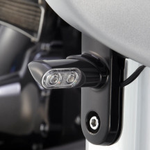 Bolt-On Turn Signals with Power LEDs — 55.6 mm (2-3/16"), 12 V, amber