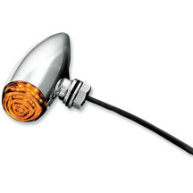 Luces LED Mini tipo bala — 1" D x 2-3/4" L, 12V, ámbar