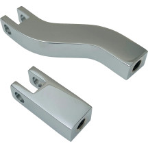 Passenger Foot Peg Mount Kits — left & right bolt-on, chrome