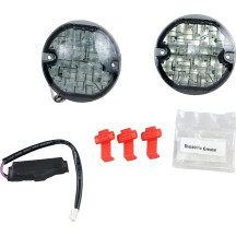 Conversiones de intermitentes delanteros LED — Delanteros, 12V, lente ahumada