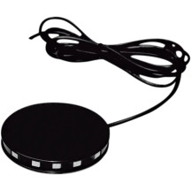Magical Wizards™ Light Wheel — 66.7 x 50.8 x 12.7 mm, Black, Adhesive back
