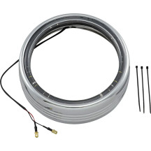 LED Halo Headlight and Passing Light Trim Rings — 178 mm (7 in), white