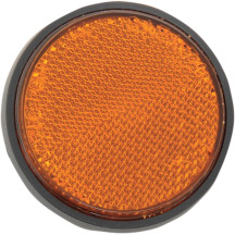 Reflector — 63.5 mm (2-1/2"), Amber, Side mount