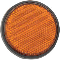 Reflector — 63.5 mm (2-1/2"), Amber, Side mount