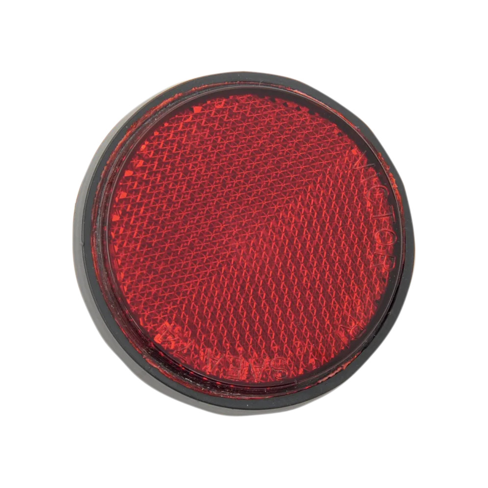 Reflector — 63.5 mm (2-1/2"), side mount, red