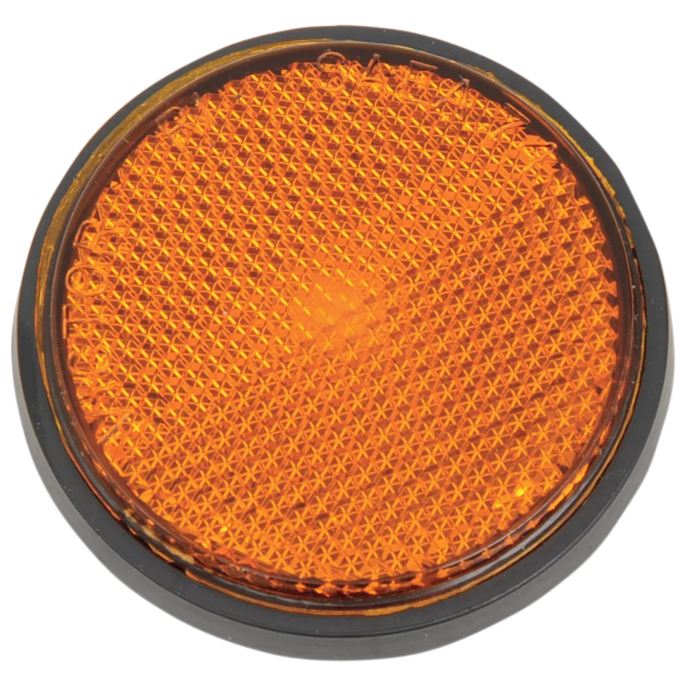 Reflector — 63.5 mm, Amber