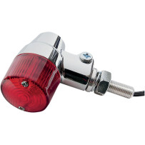 Round Marker Lights — 36 mm lens, rear mount, red lens