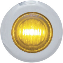 LED Mini Marker Light — 1-1/8" bezel, amber