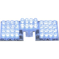 LED Fender Tip Board — 40 LEDs, white, fits Harley-Davidson®