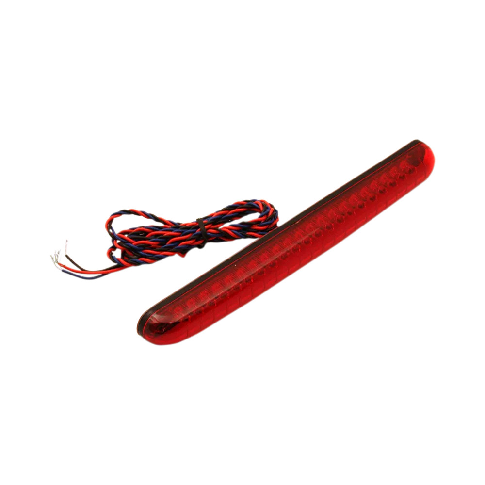 Knight Riderz LED Light Bar — 12V, 19 cm, 21 LEDs, rear, red