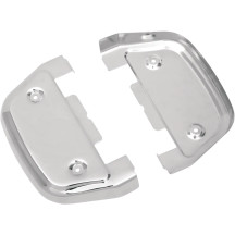 Passenger Floorboard Covers — Chrome