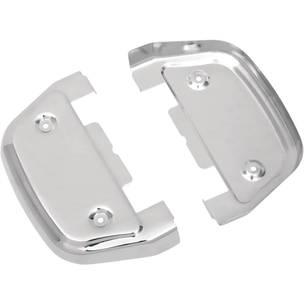 Passenger Floorboard Covers — Chrome