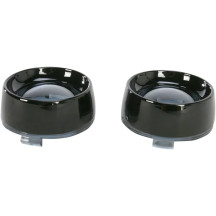 Aros Deep-Dish con lente para intermitentes Bullet — lente ahumada, par, delantero/trasero