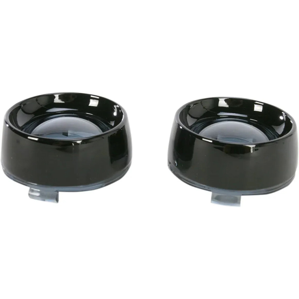 Aros Deep-Dish con lente para intermitentes Bullet — lente ahumada, par, delantero/trasero