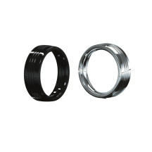 7" Headlight Trim Rings — 178 mm (7"), black