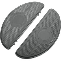 Vintage Half-moon Style Floorboards — Driver, Black