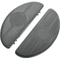 Vintage Half-moon Style Floorboards — Driver, Black