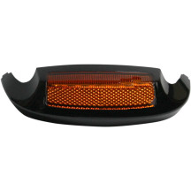 Front LED Fender Tip — Gloss Black housing, Amber lens