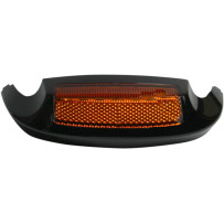 Front LED Fender Tip — Gloss Black housing, Amber lens