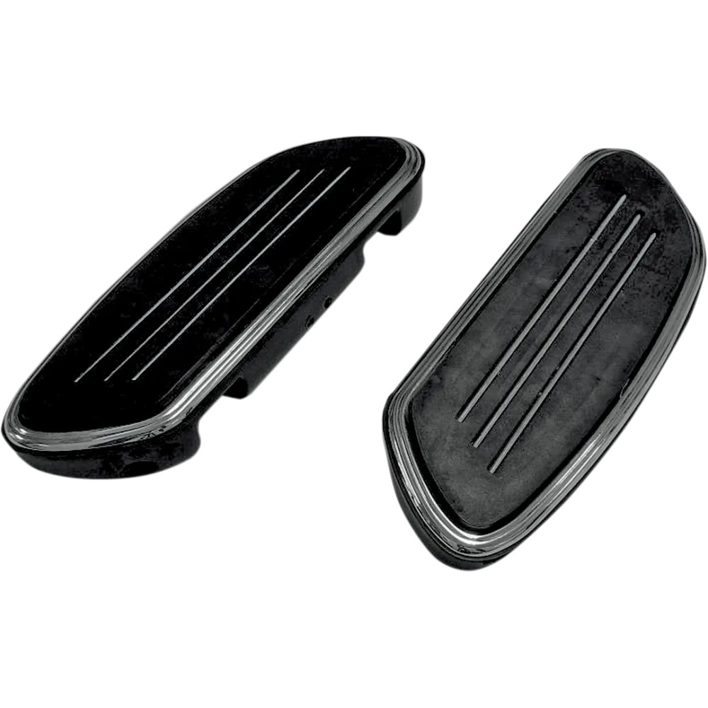 Sweeper Floorboards — Passenger, Black, Chrome
