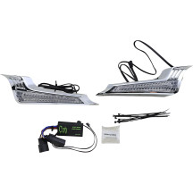 Luces de panel de relleno — Trasero, LED ámbar y rojo, Par