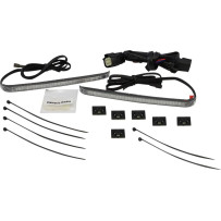 Bag Blades® Luces de acento — Harley-Davidson® perfil bajo, ámbar