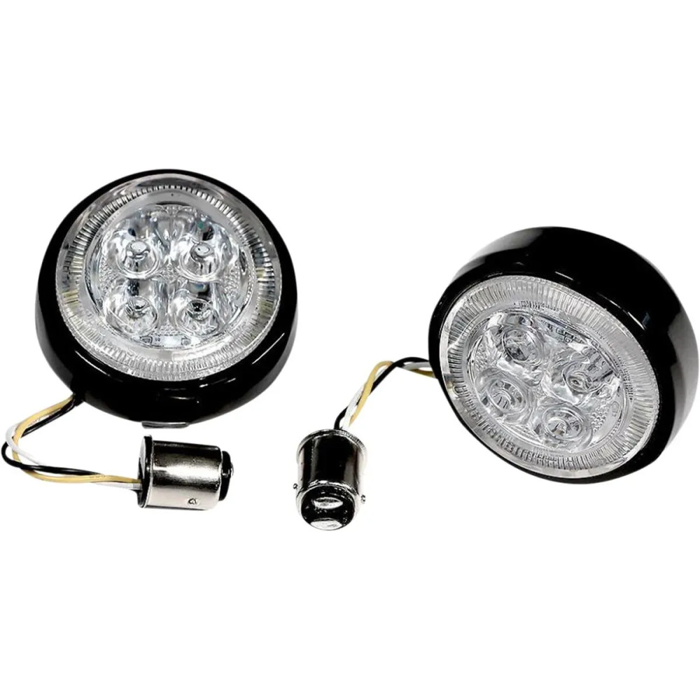 Fang® Insertos de luz de señal — LED, rojo, trasero, par