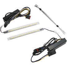 Kit de luz LED para inserción de ventilación Batwing — ámbar, blanco, compatible con 2350-0356/2350-0357