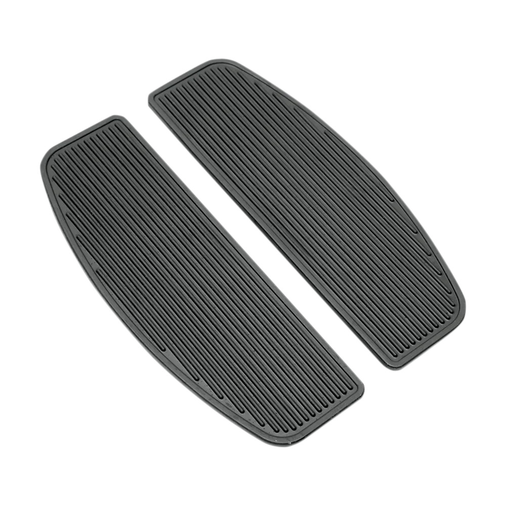 Replacement Rubber Pads For Floorboards — Floorboard, Driver, Black