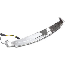 Moldura de ventilación del carenado iluminada LED — Montaje en carenado, 30 LED, cromado