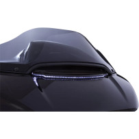 Embellecedor de ventilación iluminado LED para carenado — 30 LEDs, blanco