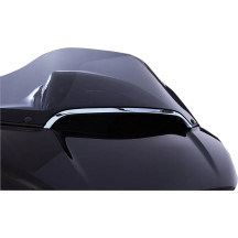Center Windshield Trim — Chrome