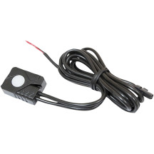 Kit de luz antiniebla LED — diámetro 75 mm, longitud 63,5 mm, 12 V, montaje giratorio, negro