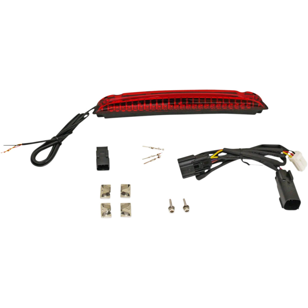 Barra de luz LED para portaequipajes — roja, para Harley-Davidson®