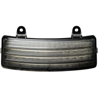 Piloto trasero ProBeam® LED TriBar — 12V, para Harley-Davidson, lente ahumada